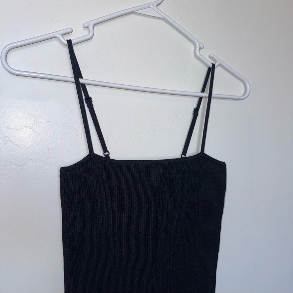 Aritzia Babaton Sculpt Knit Cami Dress Black XS - Picture 5 of 8